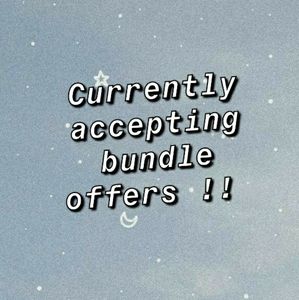 Accepting bundle offers!
